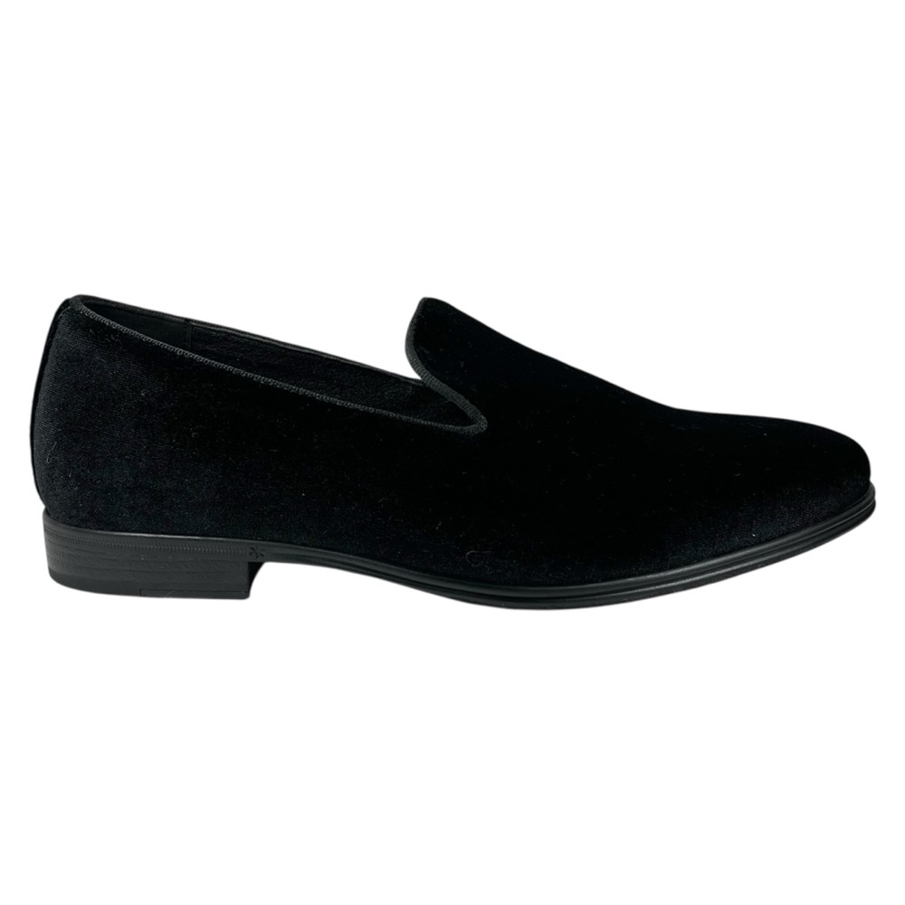 Vance Co. Men's Giovanni Comfort Dress Loafers Black Velour Size 9